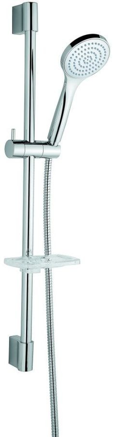 Emmevi душевой комплект: штангалейка, шланг, мыльница, хром арт. C06685CR Emmevi душевой комплект: штангалейка, шланг, мыльница, хром арт. C06685CR