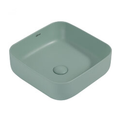 Abber Раковина накладная 385x385мм Rechteck, зеленый арт. AC2211MCG