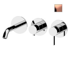 Remer Смесителей для ванны и душа Metrica MC54D2PRP скрытого монтажа, медь матовый Remer Смесителей для ванны и душа Metrica MC54D2PRP скрытого монтажа, медь матовый