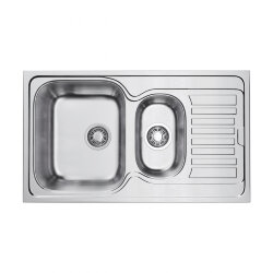 Omoikiri Кухонная мойка Kashiogawa 86-2-IN, нержавеющая сталь арт. 4993454 Omoikiri Кухонная мойка Kashiogawa 86-2-IN, нержавеющая сталь арт. 4993454