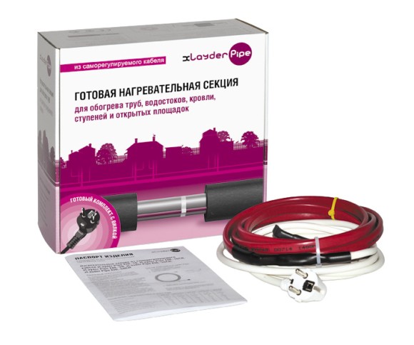 Caleo комплект для обогрева труб без защитного экрана pipe ehl-30-4, 30 вт/ пог. м, 4 м, xLayder Pipe арт. КА000001268