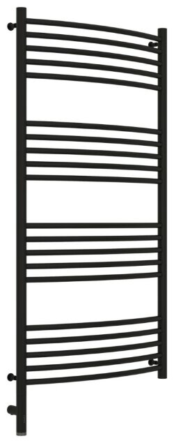 Электрический полотенцесушитель Богема 3.0 выгнутая 1200х600 МЭМ левый (матовый чёрный) Сунержа арт. 31-5802-1260