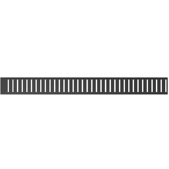Alcaplast Решетка для душевого лотка черная матовая Pure, хром арт. PURE-550BLACK