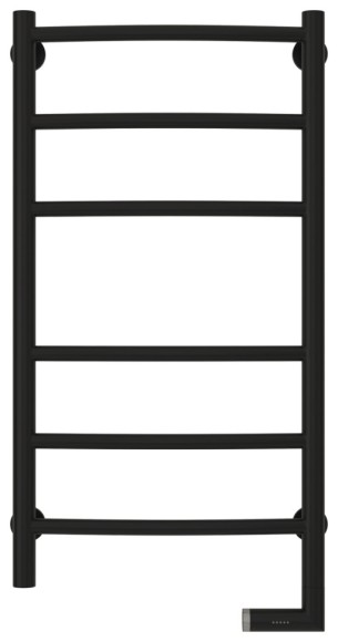 Электрический полотенцесушитель Галант 2.0 800х400 МЭМ правый (матовый чёрный) Сунержа арт. 31-5201-8040