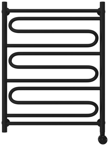 Электрический полотенцесушитель Формат 22 800х600 правый (матовый чёрный) Стилье арт. 31522-8060