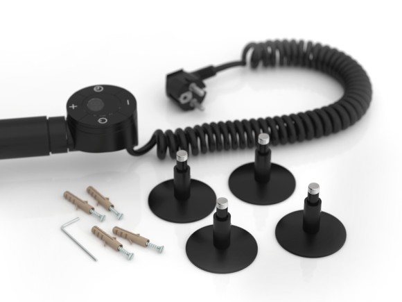 Электрический полотенцесушитель Формат 22 800х600 правый (матовый чёрный) Стилье арт. 31522-8060