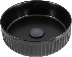 Allen Brau Раковина накладная 36x36 Fantasy, черный матовый - 4.11032.31