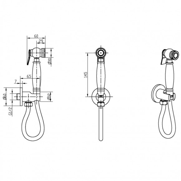 Boheme Гигиенический душ Imperiale арт. 405/2