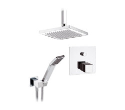 Remer Душевой комплект Qubika Thermo QT09S22, цвет хром