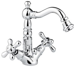 Emmevi смеситель с донным клапаном для биде, Deco Old, хром арт. 12614/CR Emmevi смеситель с донным клапаном для биде, Deco Old, хром арт. 12614/CR