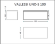 Ящик под столешницу 100см DARK OAK VALLESSI UNO-S Armadi Art Flat арт. 897-100-D