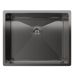 Мойка для кухни 540x440x200 Rinox Rivelato, черная арт. 5444 UN PVD black Мойка для кухни 540x440x200 Rinox Rivelato, черная арт. 5444 UN PVD black
