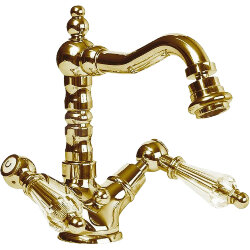 Cezares Смеситель для биде DIAMOND Золото 24 карат - DIAMOND-BS2-03/24-Sw Cezares Смеситель для биде DIAMOND Золото 24 карат - DIAMOND-BS2-03/24-Sw