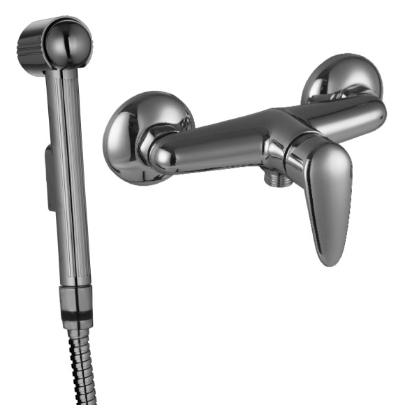 Смеситель с гигиеническим душем, Lemark Pramen, хром арт. LM3318C