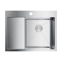 Omoikiri Кухонная мойка Akisame 65-IN-R, нержавеющая сталь арт. 4973059 Omoikiri Кухонная мойка Akisame 65-IN-R, нержавеющая сталь арт. 4973059