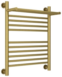 Водяной полотенцесушитель Богема с полкой+ 600х500 (состаренная латунь) Сунержа арт. 051-0223-6050 Водяной полотенцесушитель Богема с полкой+ 600х500 (состаренная латунь) Сунержа арт. 051-0223-6050