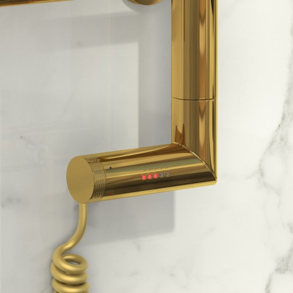 Электрический полотенцесушитель Галант 2.0 800х400 МЭМ правый (золото) Сунержа арт. 03-5201-8040