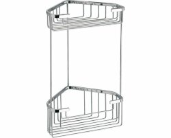 Gedy Решётка угловая 2-х уровневая (20х15,1хh32,5), хром арт. 2482(13) Gedy Решётка угловая 2-х уровневая (20х15,1хh32,5), хром арт. 2482(13)