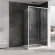 Abber Душевой уголок 1000x700мм Schwarzer Diamant, хром арт. AG301005-S705