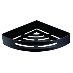 Azario Полка угловая одноэтажная, черная матовая, Altre арт. AZ-160B Azario Полка угловая одноэтажная, черная матовая, Altre арт. AZ-160B