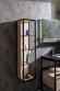 Boheme пенал высокий light wood, полки стекло, Loft арт. 896-L