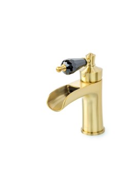 Boheme смеситель для раковины bronze с черным swarovski, Vogue арт. 201-BSW Boheme смеситель для раковины bronze с черным swarovski, Vogue арт. 201-BSW