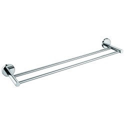 Держатель для полотенец двойной 600 мм, Haiba, хром арт. HB9009 Держатель для полотенец двойной 600 мм, Haiba, хром арт. HB9009