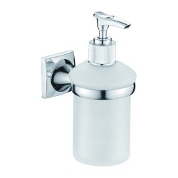 Дозатор жидкого мыла матовое стекло, Haiba, хром арт. HB8527 Дозатор жидкого мыла матовое стекло, Haiba, хром арт. HB8527