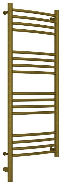 Электрический полотенцесушитель Богема 3.0 выгнутая 1000х400 МЭМ левый (состаренная бронза) Сунержа арт. 05-5802-1040