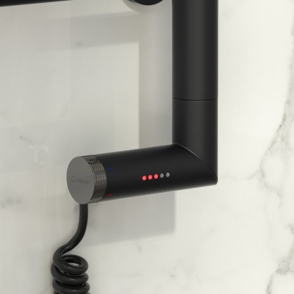 Электрический полотенцесушитель Галант 2.0 800х400 МЭМ правый (тёмный титан муар) Сунержа арт. 15-5201-8040