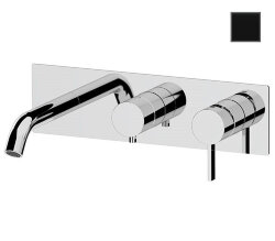 Remer Смесителей для ванны и душа Metrica MC54D2NO скрытого монтажа, черный матовый Remer Смесителей для ванны и душа Metrica MC54D2NO скрытого монтажа, черный матовый