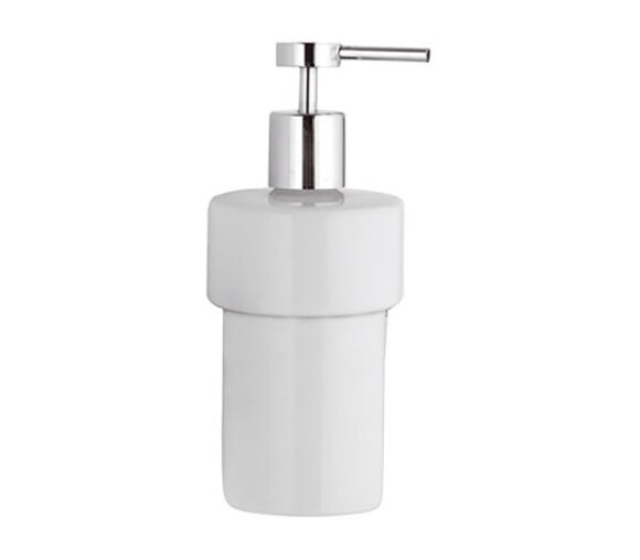 Remer Дозатор для жидкого мыла Minimal INOX ACCE13WI, цвет: белый