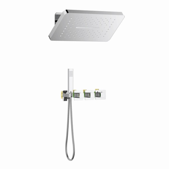 Душевая система встроенная с термостатом Timo, (хром) Petruma, арт. SX-5249/00SM