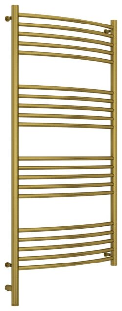 Электрический полотенцесушитель Богема 3.0 выгнутая 1200х600 МЭМ левый (состаренная латунь) Сунержа арт. 051-5802-1260