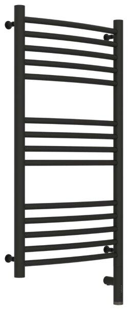 Электрический полотенцесушитель Богема 3.0 выгнутая 800х400 МЭМ правый (тёмный титан муар) Сунержа арт. 15-5803-8040