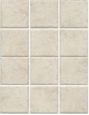 Керамогранит Брюссель 9.8x9.8см, из частей бежевый светлый матовый Kerama Marazzi арт. 1325