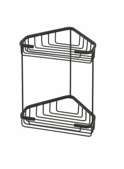 Gedy Решётка угловая 2-х уровневая, высота 27 см, черный арт. 2481(14) Gedy Решётка угловая 2-х уровневая, высота 27 см, черный арт. 2481(14)