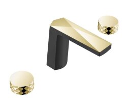 Boheme Смеситель для раковины черный матовый золото Venturo арт. 150-BG-DIAMOND Boheme Смеситель для раковины черный матовый золото Venturo арт. 150-BG-DIAMOND