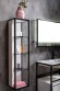 Boheme пенал высокий white, полки стекло, Loft арт. 896-W