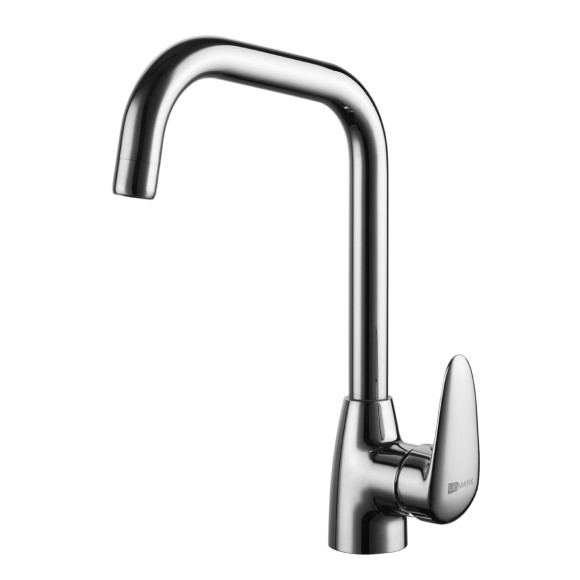 Смеситель для кухни с высоким поворотным изливом, Lemark Pramen, хром арт. LM3355C