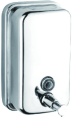 Дозатор жидкого мыла, Haiba, хром 500ml арт. HB401 Дозатор жидкого мыла, Haiba, хром 500ml арт. HB401