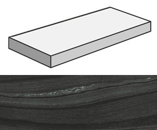 Italon Угловая ступень правая Astrus Scal Ang DX Lux 33x120/Серфейс Аструс Люкс, под бетон, цемент, камень Surface - 620070001039
