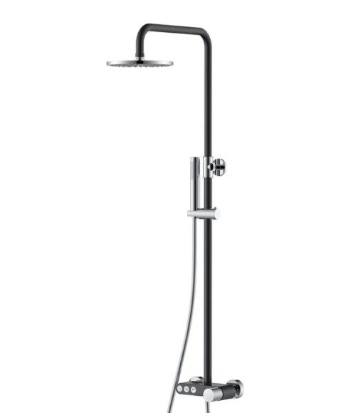 Boheme Стойка для душа black touch chrome Stick арт. 128-BCR.2