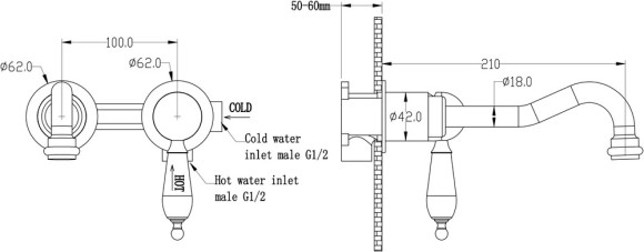 Boheme Смеситель для раковины ripresa золото Imperiale арт. 327