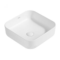 Abber Раковина накладная 385x385мм Rechteck, белый арт. AC2211MW