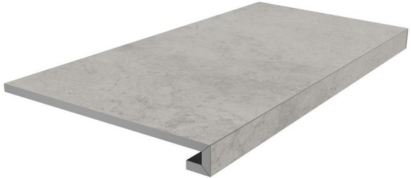 Ступень Риальто 33x80см, клееная серый светлый матовый Kerama Marazzi арт. SG850390R\GCF
