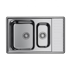 Omoikiri Кухонная мойка Sagami 79-2-IN, нержавеющая сталь арт. 4993733