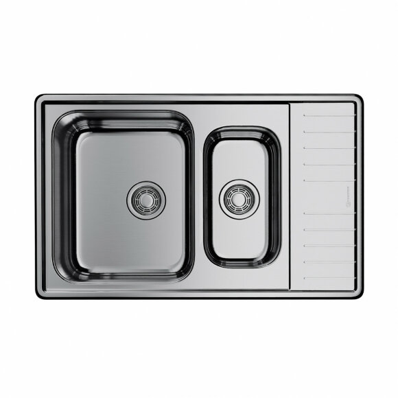 Omoikiri Кухонная мойка Sagami 79-2-IN, нержавеющая сталь арт. 4993733 Omoikiri Кухонная мойка Sagami 79-2-IN, нержавеющая сталь арт. 4993733