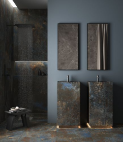 Artcer Напольная раковина из керамогранита, цвет: коричневый, арт. 1150