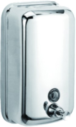 Дозатор жидкого мыла, Haiba, хром 800ml арт. HB402 Дозатор жидкого мыла, Haiba, хром 800ml арт. HB402